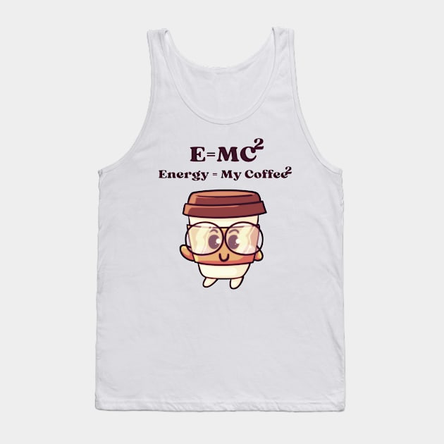 Coffee Lover Themed Tank Top by Rebellious Rose